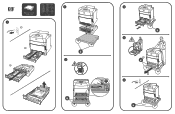 HP 5500n HP Color LaserJet 5500 series - Printer Stand Installation Guide