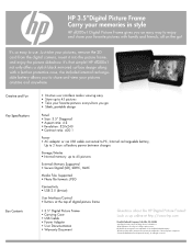 HP df820 HP df300 Digital Picture Frame Datasheet
