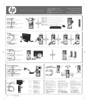 HP Pavilion Slimline s3800 Setup Poster (Page 1)