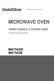 LG MA7542W Owners Manual