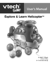 Vtech Explore & Learn Helicopter User Manual