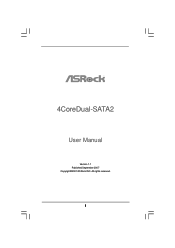 ASRock 4CoreDual-SATA2 User Manual