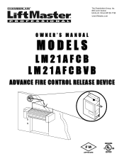 LiftMaster LM21AFCB LM21AFCB Manual