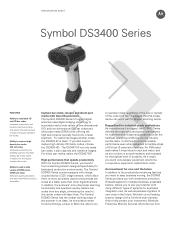 Motorola DS3408-SF20005R Brochure