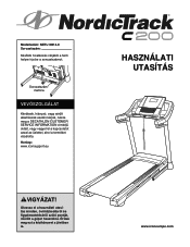 NordicTrack C 200 Treadmill Hungarian Manual