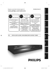 Philips DVDR3576H User manual