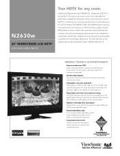 ViewSonic N2630w Brochure