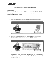 Asus RT-G31 Router MAC Clone Setup ProcedurebrEnglish Version