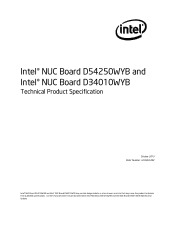 Intel D34010WYB Technical Product Specification