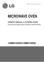LG LRMM1430SW Owner's Manual