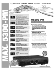 Panamax M5300-PM Datasheet