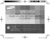 Samsung PL100 Quick Guide (easy Manual) (ver.1.0) (English, French, Spanish)