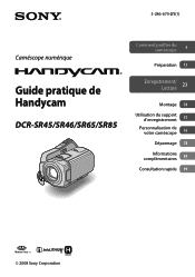 Sony DCR-SR65 Guide pratique de Handycam®