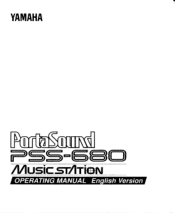 Yamaha PSS-680 Owner's Manual (image)
