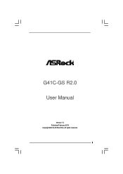 ASRock G41C-GS R2.0 User Manual