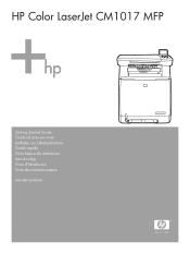 HP Color LaserJet CM1015/CM1017 HP Color LaserJet CM1017 MFP - (Multiple Language) Getting Started Guide