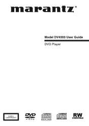 Marantz DV4500 DV4500 User Manual - English
