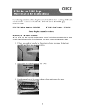 Oki B710dn Maintenance Manual