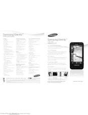 Samsung SGH-A867 Specifications