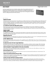Sony DSC-TX30 Marketing Specifications (Pink model)