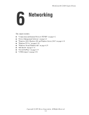 Xerox C2424 User Guide Section 6: Networking