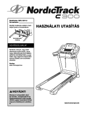 NordicTrack C 300 Treadmill Hungarian Manual