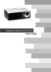 Optoma EP755 User Manual