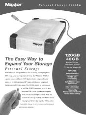 Seagate Personal Storage 3000LE Product Information