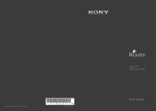 Sony PRS-600RC/V Quick Start