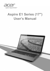 Acer Aspire E1-731G User Manual (Windows 8.1)