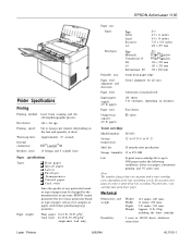 Epson C1100N Product Information Guide