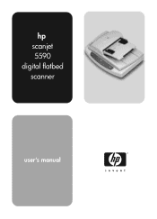 HP 5590 HP Scanjet 5590 digital flatbed scanner - User's Manual