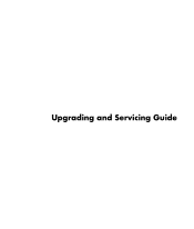 HP Pavilion Media Center m8000 Upgrading and Servicing Guide