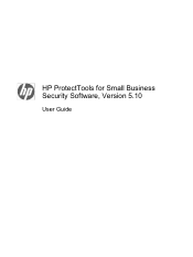 HP Pro 2110 User Guide - HP ProtectTools