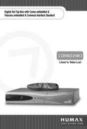 Humax CXVACI-2100 User Manual