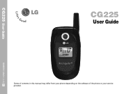 LG CG225 Owner's Manual (English)