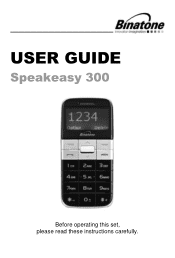 Binatone Speakeasy 300 User Manual