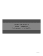 Bosch SHE68E05UC Installation Instructions