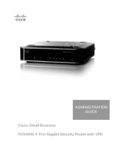 Cisco RVS4000 Administration Guide