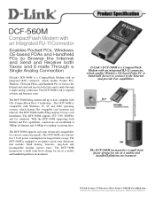D-Link DCF-560M Product Specification