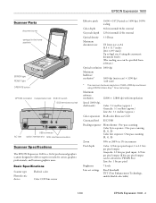 Epson Expression 1600 Product Information Guide