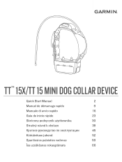 Garmin TT 15X Dog Collar Quick Start Manual