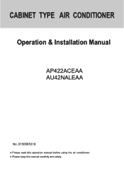 Haier AU42NALEAA Operation Manual