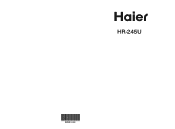 Haier HR-245U User Manual