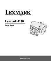 Lexmark J110 Setup Guide