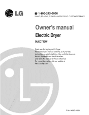LG DLEC733W Owners Manual