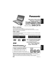 Panasonic DVDLX110 DVDLX110 User Guide