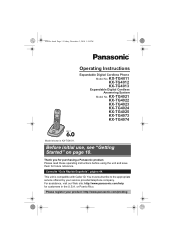 Panasonic KX-TG407 Operating Instructions