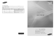 Samsung HL61A650 User Manual (ENGLISH)