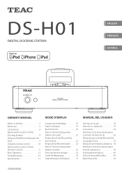 TEAC DS-H01 Manual for DS-H01